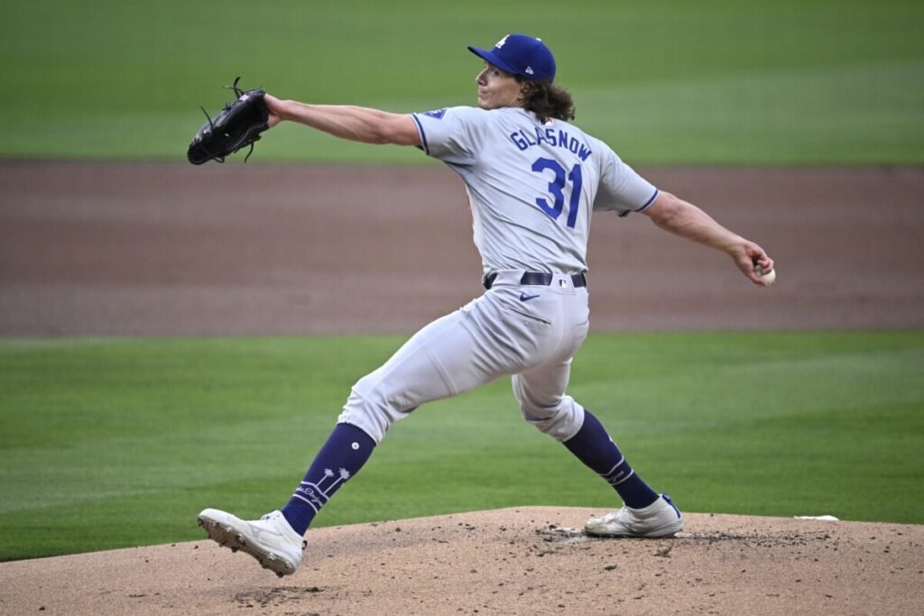 Dodgers Place Tyler Glasnow (Elbow Tendinitis) on Injured List
