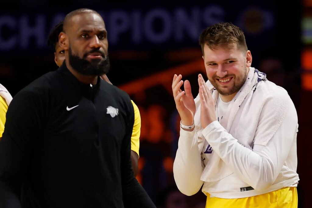 Kendrick Perkins spotted how LeBron James already responded to Luka Doncic's new pictures, 'let the world know...'